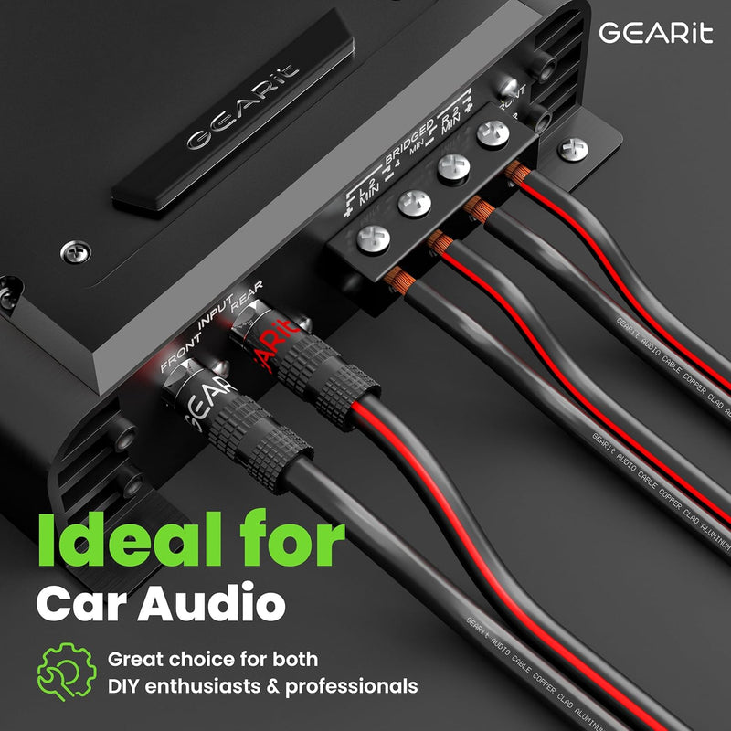 GearIT Lautsprecherkabel, 14 AWG, 14 AWG, Lautsprecherkabel (100 Fuss), ideal für Heimkino-Lautsprec