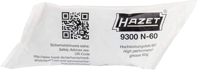 HAZET Mini-Fettpresse (für loses Fett, Füllmenge 80 g, präzise Dosierung) 2162M & Hochleistungs-Fett