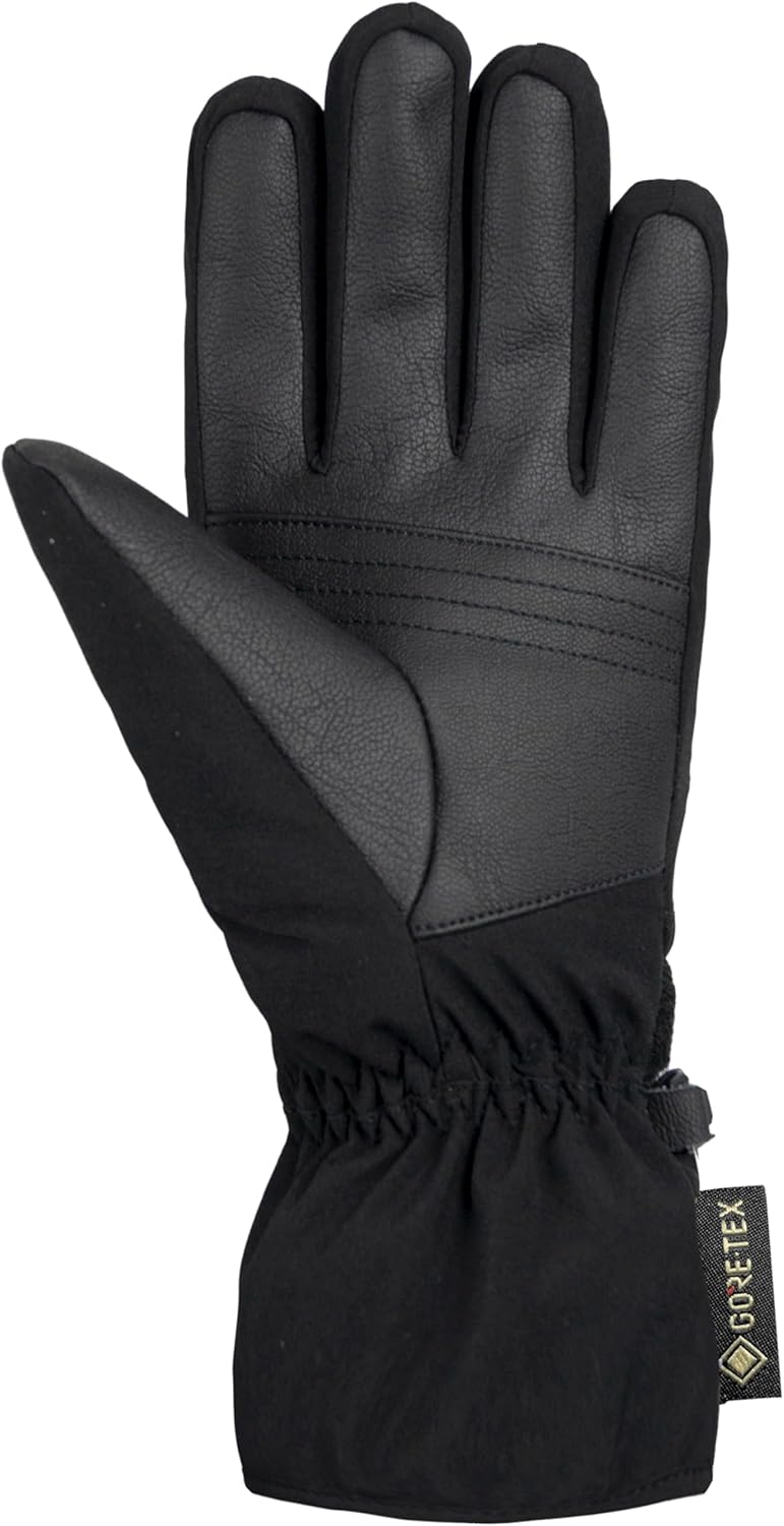 Reusch Damen Erwachsene Fingerhandschuhe Sandy Gore-tex Warm, Wasserdicht, Atmungsaktiv 6 schwarz-si