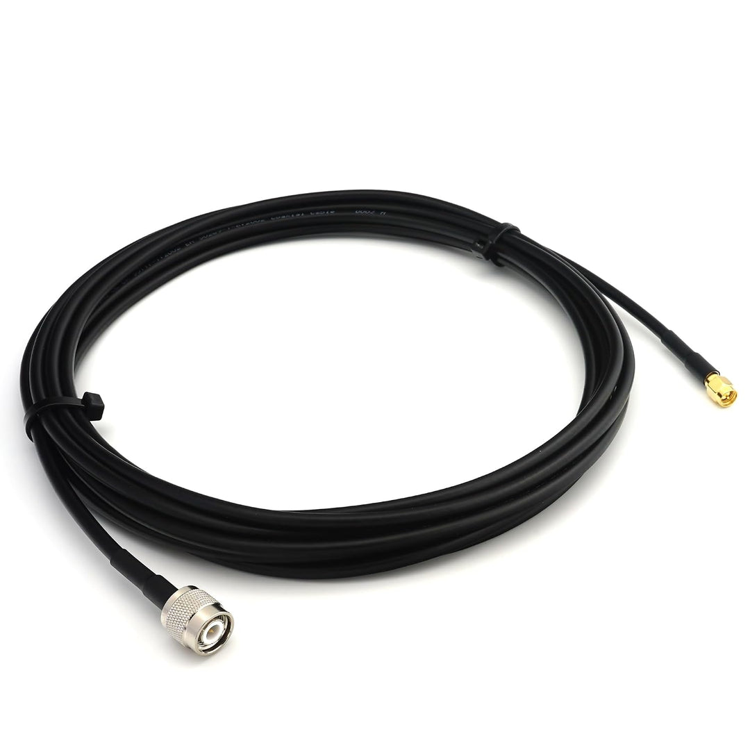 7m TNC Stecker auf SMA Stecker RG58 Koaxialkabel — TNC SMA Verlängerungskabel 7 Meter Jumper Kabel (