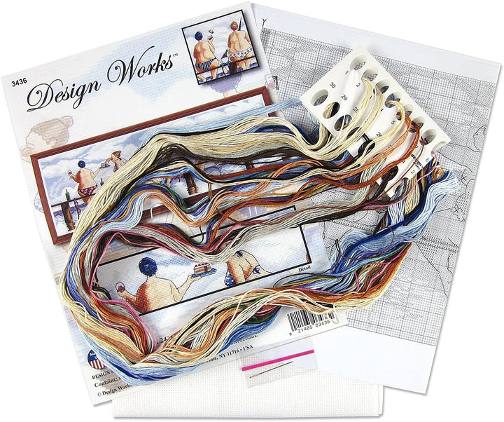 Design Works Crafts Dockside Kreuzstich-Set nach Zählmuster