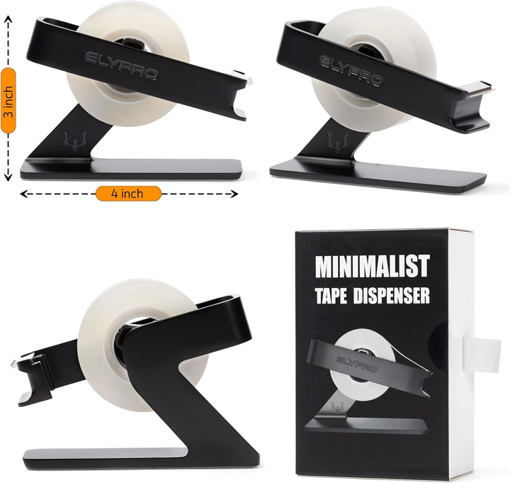 ELYPRO Tischabroller für Klebeband im modernen Design für Büro – Elegantes und minimalistisches Desi
