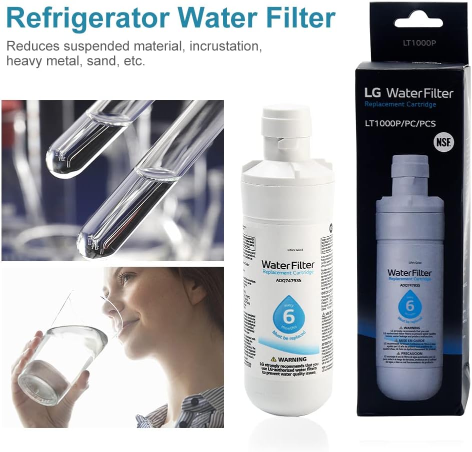 Tongdejing LT1000p Kühlschrank-Wasserfilter, austauschbarer Wasserfilter für Kenmore 9980 Kühlschran