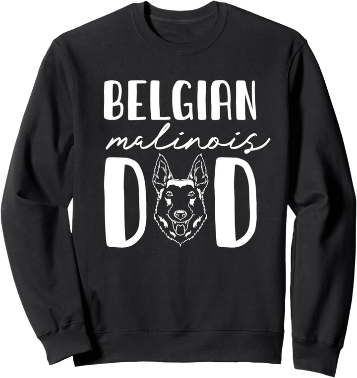 Hunde Papa Hundefreund Vatertag Belgischer Malinois Sweatshirt