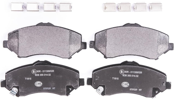 HELLA PAGID 8DB 355 014-321 Bremsbelagsatz - T1815 - Dicke/Stärke: 18.8mm - Bremssystem: Bosch - mit