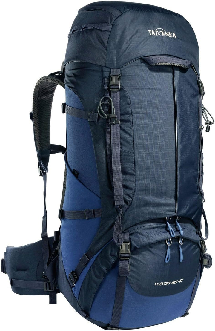 Tatonka Unisex Yukon 60+10 Rucksack (1er Pack) 60+10 Liter Navy / Darker Blue, 60+10 Liter Navy / Da