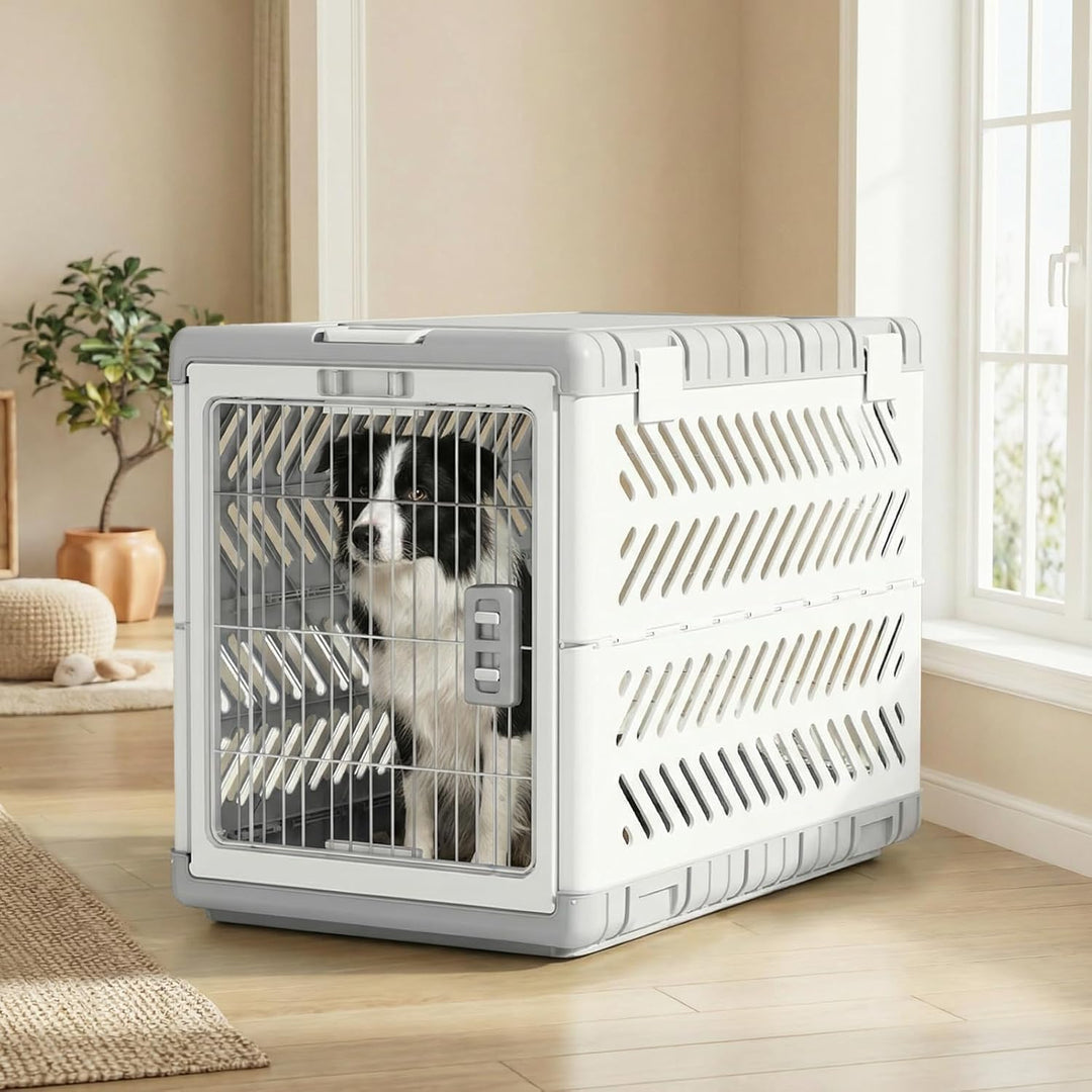 Gardner Pet faltbare Hundebox für grosse Hunde, Hundetransportbox, Montage ohne Werkzeug, Reisebox f