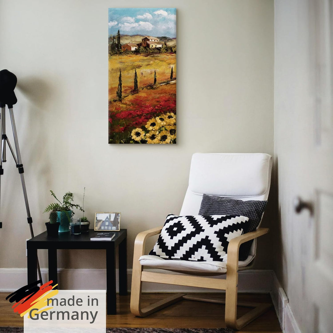 ARTland Leinwandbilder Wandbild Bild auf Leinwand 30 x 60 cm Landschaften Europa Italien Malerei Ock