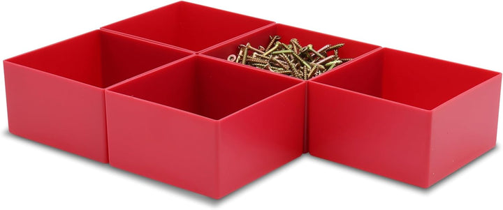 1a-TopStore 10 Stk. Einsatzkästen Einsatzboxen Schubladen-Einsatzkasten Sortierboxen, 32 Grössen, 5