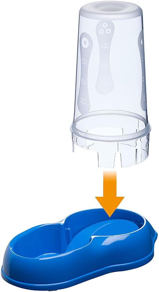 Ferplast Futter- oder Wasserspender für Hunde und Katzen AZIMUT 3000 Trockenfuttertrog 3 Liter Wasse