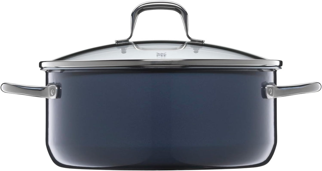 WMF Fusiontec Essential Kochtopf gross, 24 cm, Glasdeckel, Bratentopf Induktion, 4,4l, High-Tech Ker