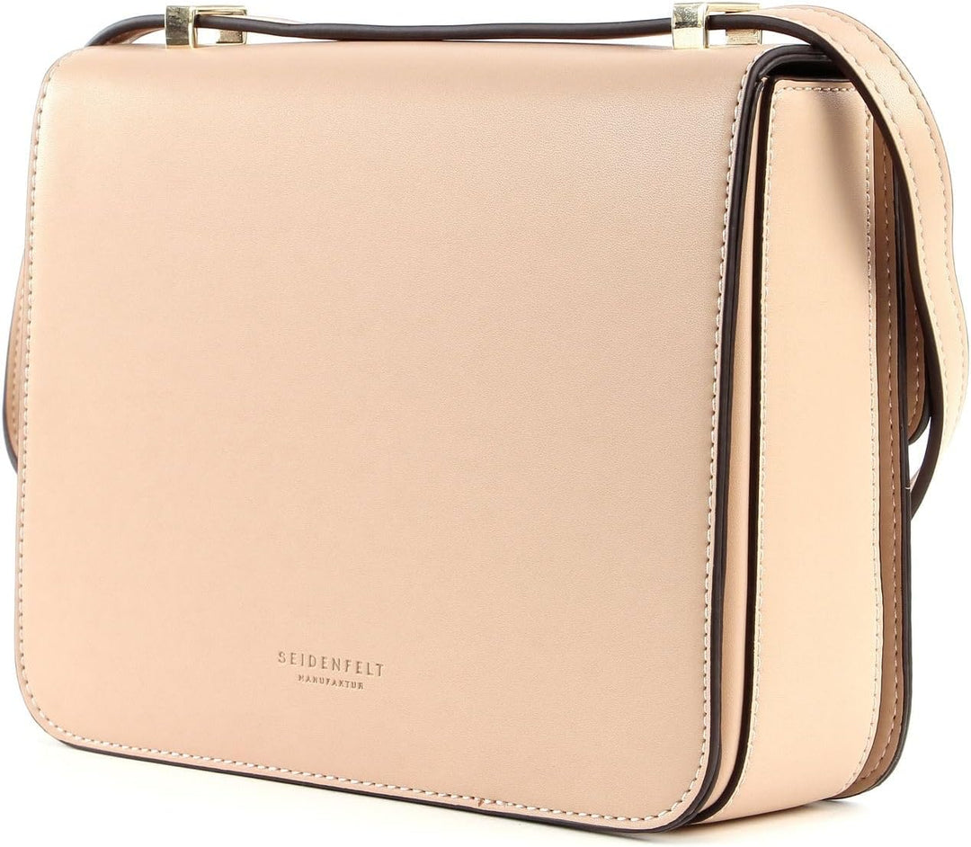 Seidenfelt Svaneke Schultertasche 23,5 cm beige