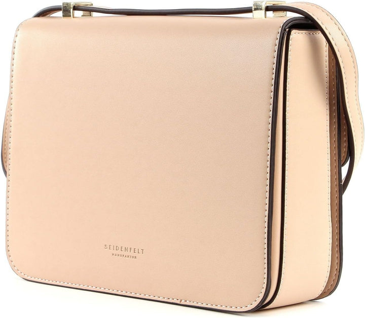 Seidenfelt Svaneke Schultertasche 23,5 cm beige