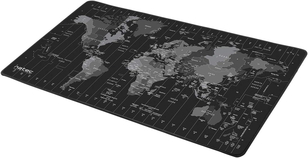 Natec Office Mouse Pad - Time Zone Map 800 x 400