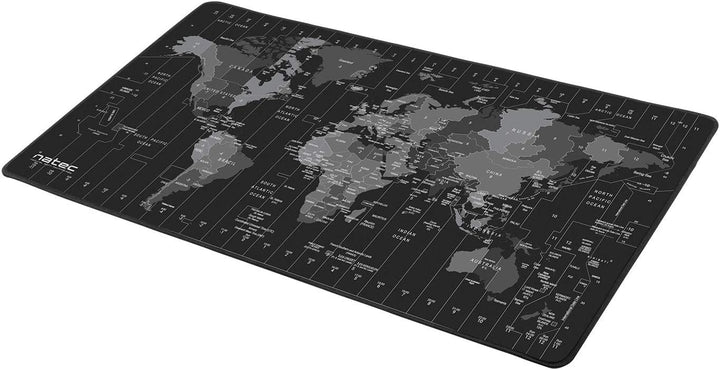 Natec Office Mouse Pad - Time Zone Map 800 x 400