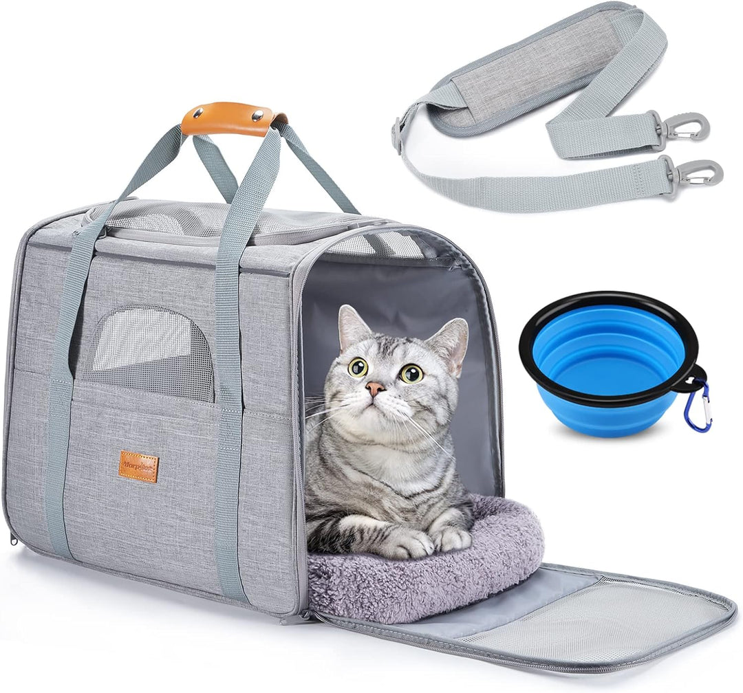 Morpilot Transportbox Katze Katzen transportboxen, Faltbare katzentasche transporttasche, hundetrage