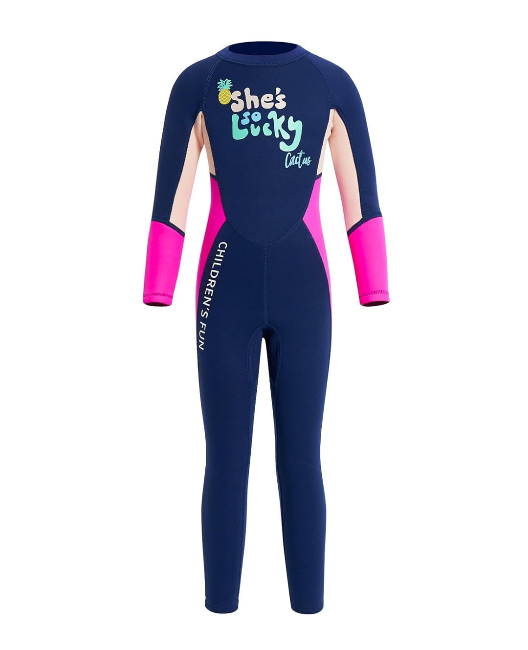 Gogokids Kinder Neoprenanzüge Thermische Badeanzüge, Mädchen Rash Guard Einteiler Bademode 2.5mm Neo