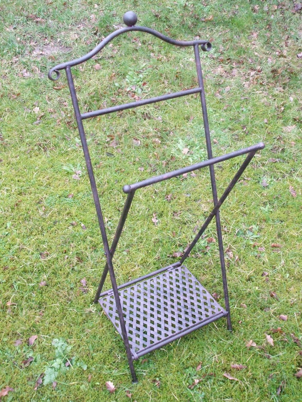 Praktischer Stand - Handtuchhalter, Handtuchstange, Eisen, Landhaus