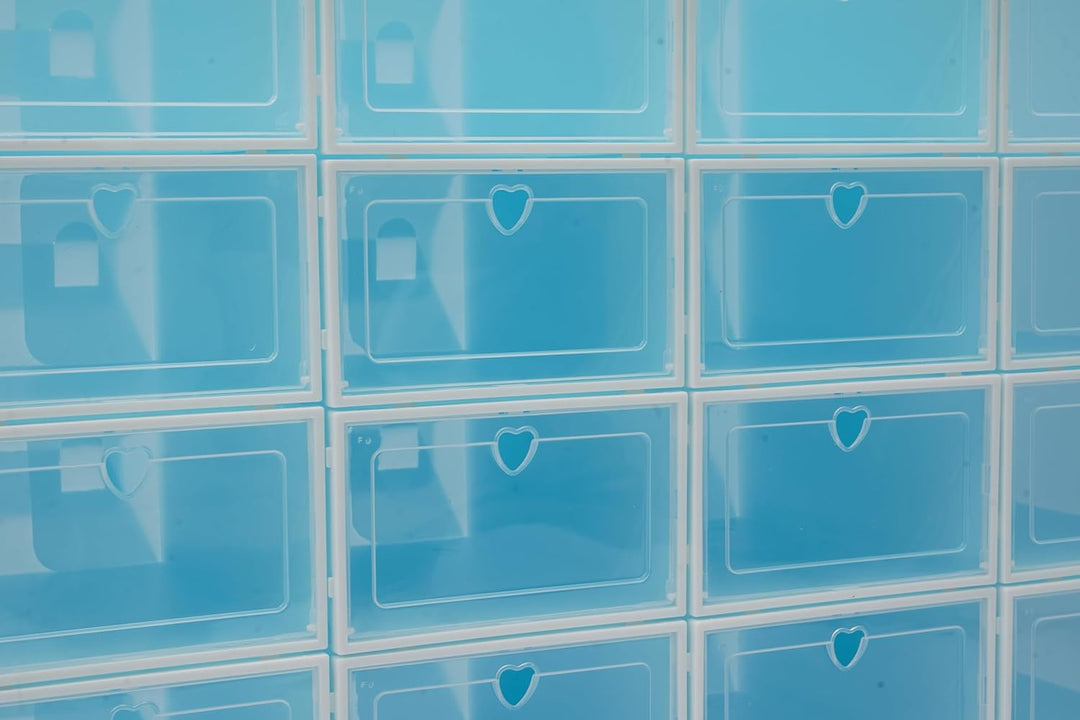20Pcs Schuhboxen Schuhbox Transparent Schuh-Organizer, Platzsparender Schuhorganizer Organisieren Ha
