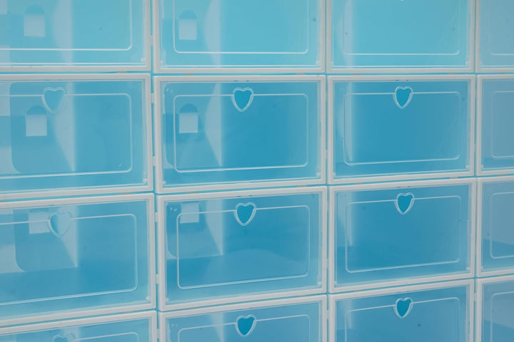 20Pcs Schuhboxen Schuhbox Transparent Schuh-Organizer, Platzsparender Schuhorganizer Organisieren Ha