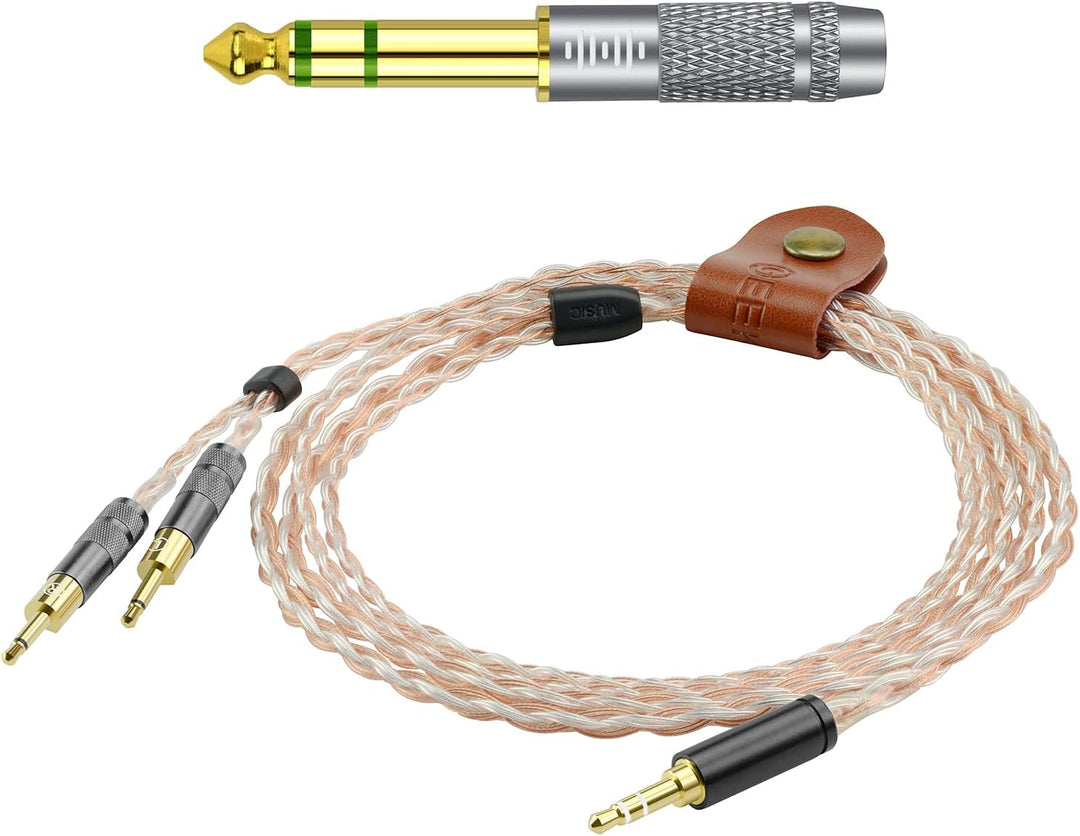 GEEKRIA Apollo Upgrade-Audiokabel, kompatibel mit Sennheiser HD700 Kopfhörerkabel, 16 Kerne, kupferf