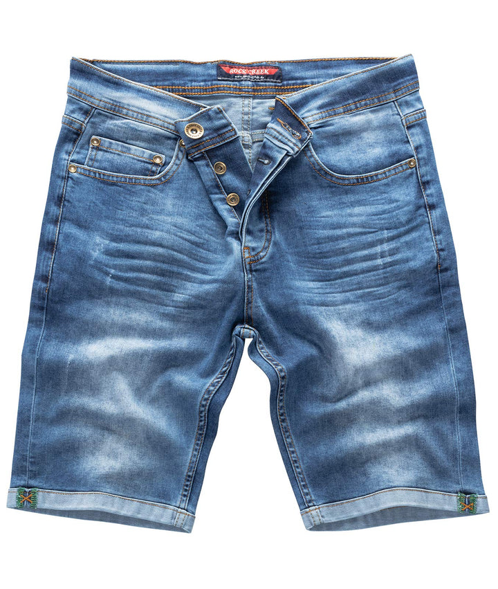 Rock Creek Herren Shorts Jeansshorts Denim M50 29W Dark Blue, 29W Dark Blue