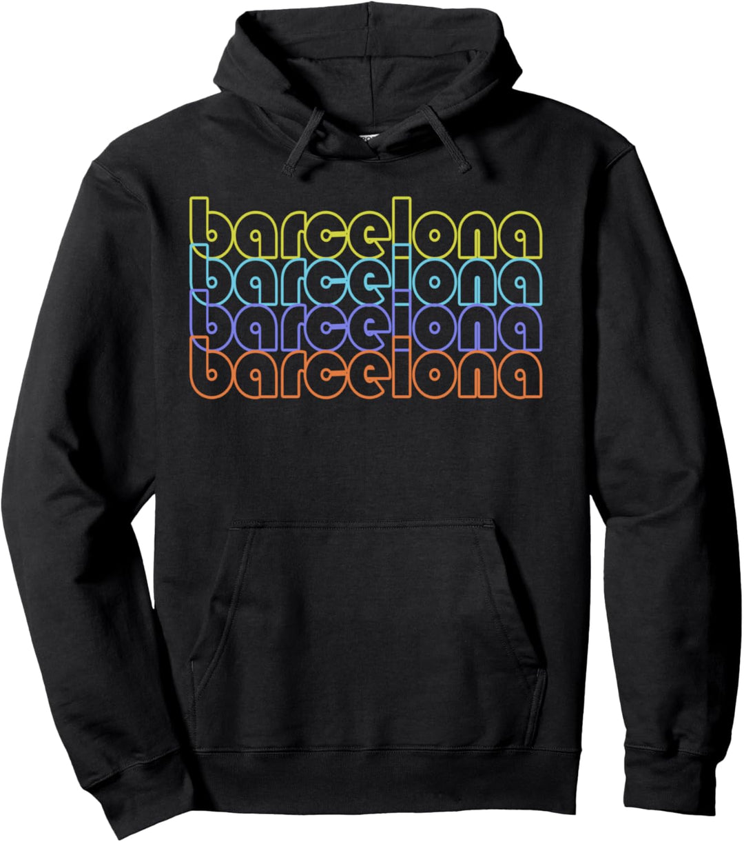 Barcelona Spanien Spain Katalonien Europa Reiseziel Souvenir Pullover Hoodie
