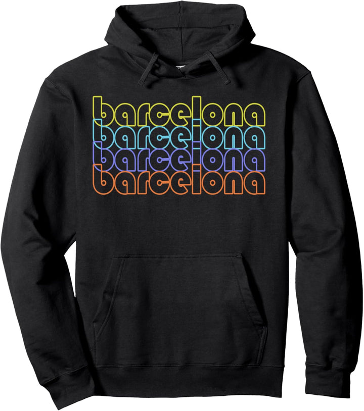 Barcelona Spanien Spain Katalonien Europa Reiseziel Souvenir Pullover Hoodie