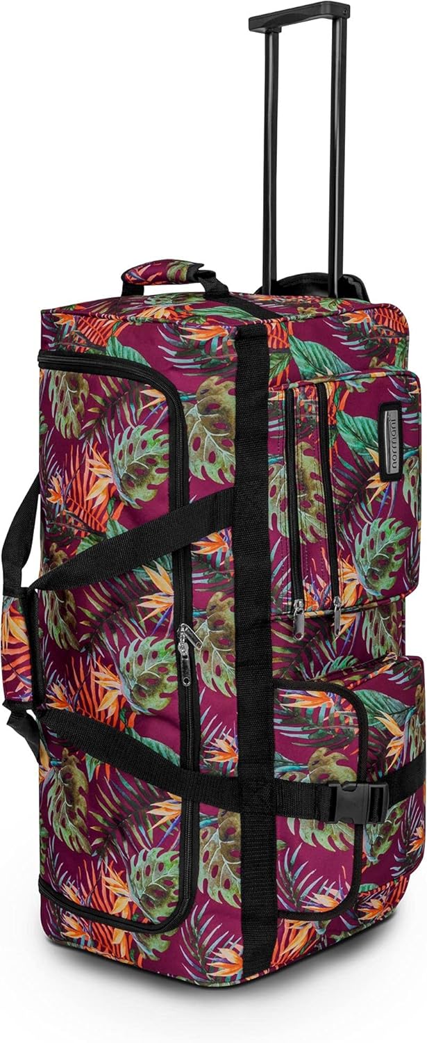 XXL Reisetasche Jumbo Big-Travel mit Rollen von normani® Farbe Jungle Jungle XXL, Jungle XXL