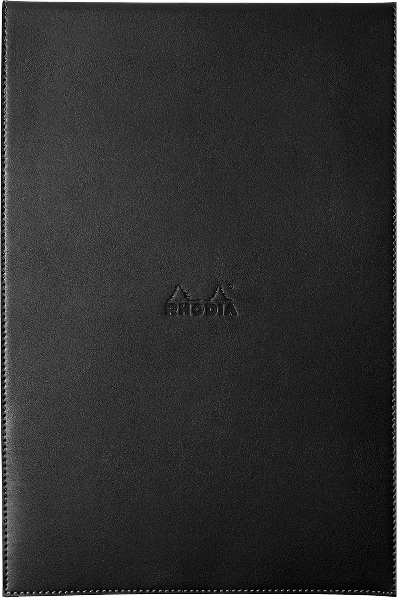 Rhodia 218199C ePURE N°19 Notizblock (mit Schutzhülle aus Kunstleder, 22 x 32,5 cm, 80g, elfenbein,