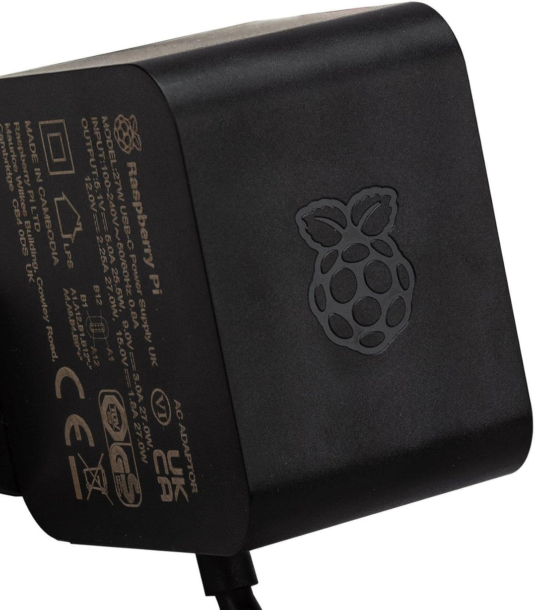 Raspberry Pi 5 mit 8GB RAM, Active Cooler Kit inklusive offizielles Netzteil, Dual 4K HDMI, Gigabit
