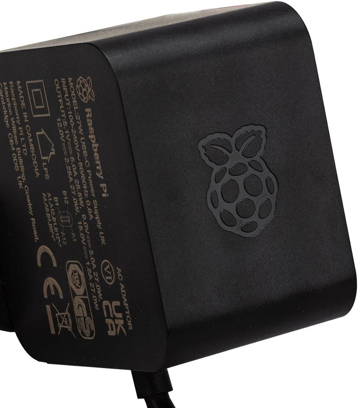 Raspberry Pi 5 mit 8GB RAM, Active Cooler Kit inklusive offizielles Netzteil, Dual 4K HDMI, Gigabit