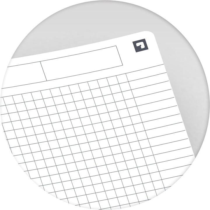 Oxford Office Smart Black 100100759 Schulheft Full Cover, A4, 180 Blatt, schwarz, 5-er Pack, sortier