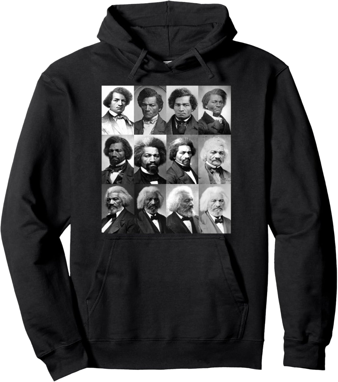 Life Of Frederick Douglass Shirt-Retro Black History Month Pullover Hoodie