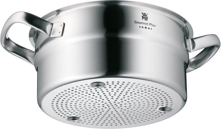 WMF Gourmet Plus Dämpfereinsatz 20 cm, Gemüse-/ Kartoffeldämpfer, Cromargan Edelstahl mattiert, spül