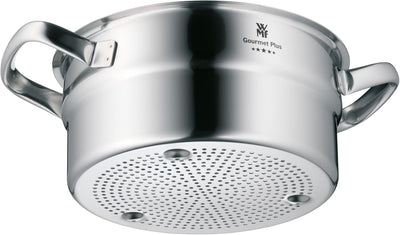 WMF Gourmet Plus Dämpfereinsatz 20 cm, Gemüse-/ Kartoffeldämpfer, Cromargan Edelstahl mattiert, spül