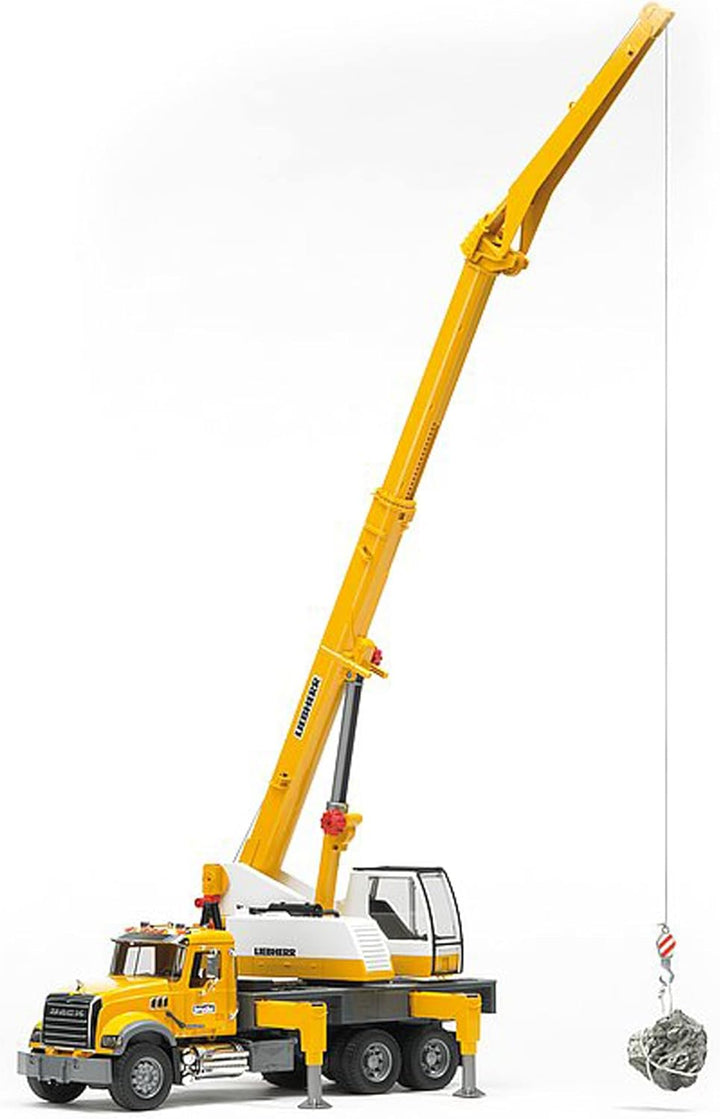 bruder 02818 - Mack Granite Liebherr Kran-LKW - 1:16 Fahrzeuge Kranwagen Baufahrzeug