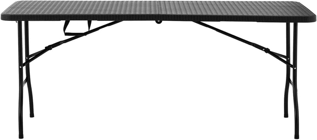 Royal Catering RC-FT_3 Klapptisch 1.830 x 750 x 740 mm 150 kg drinnen/draussen Schwarz Klapptisch dr