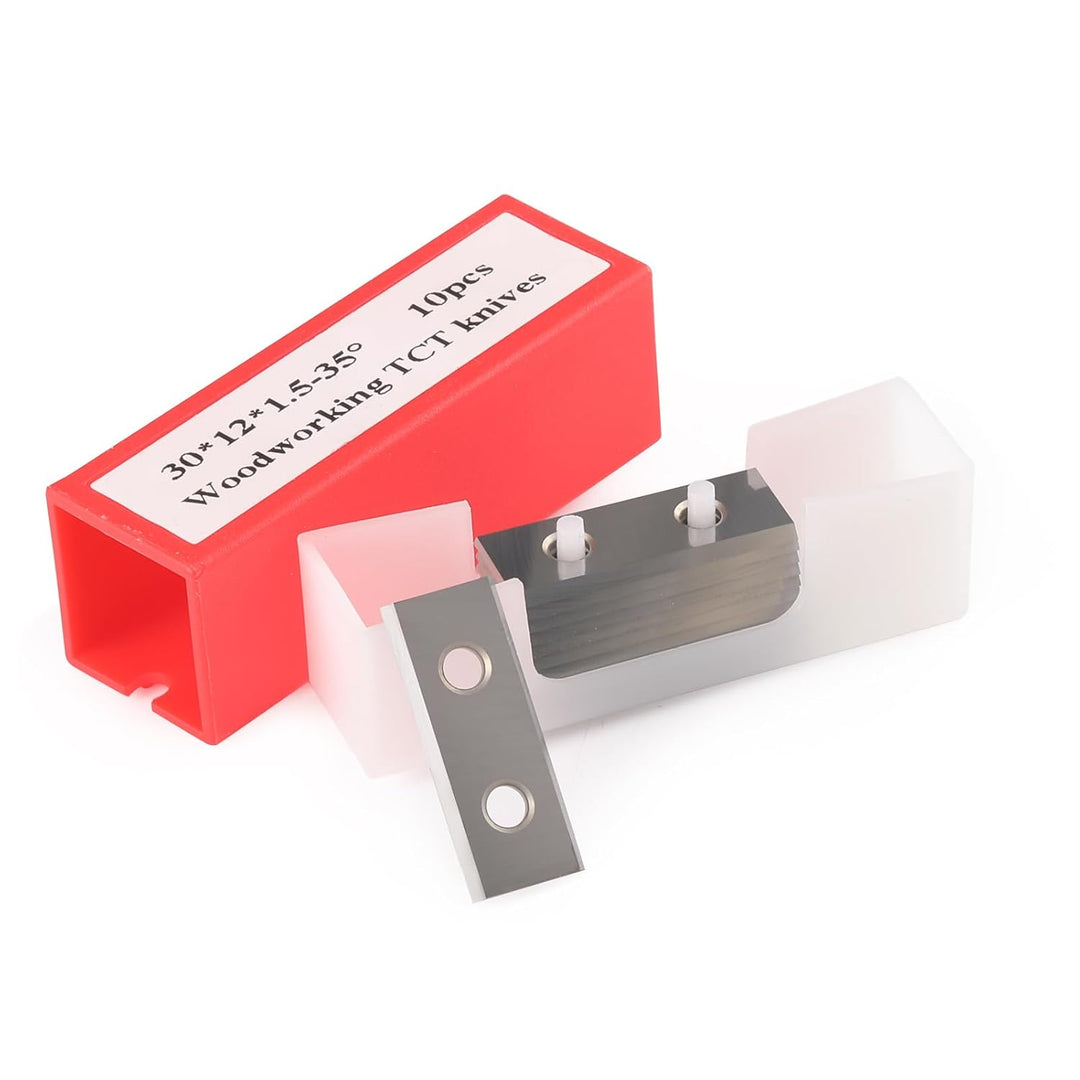 Trvoxviq 2 Schneidkanten Austauschbare Hartmetall-Wendemesser 1.5mm Dicke, 10 Stück Ersatzklingen12