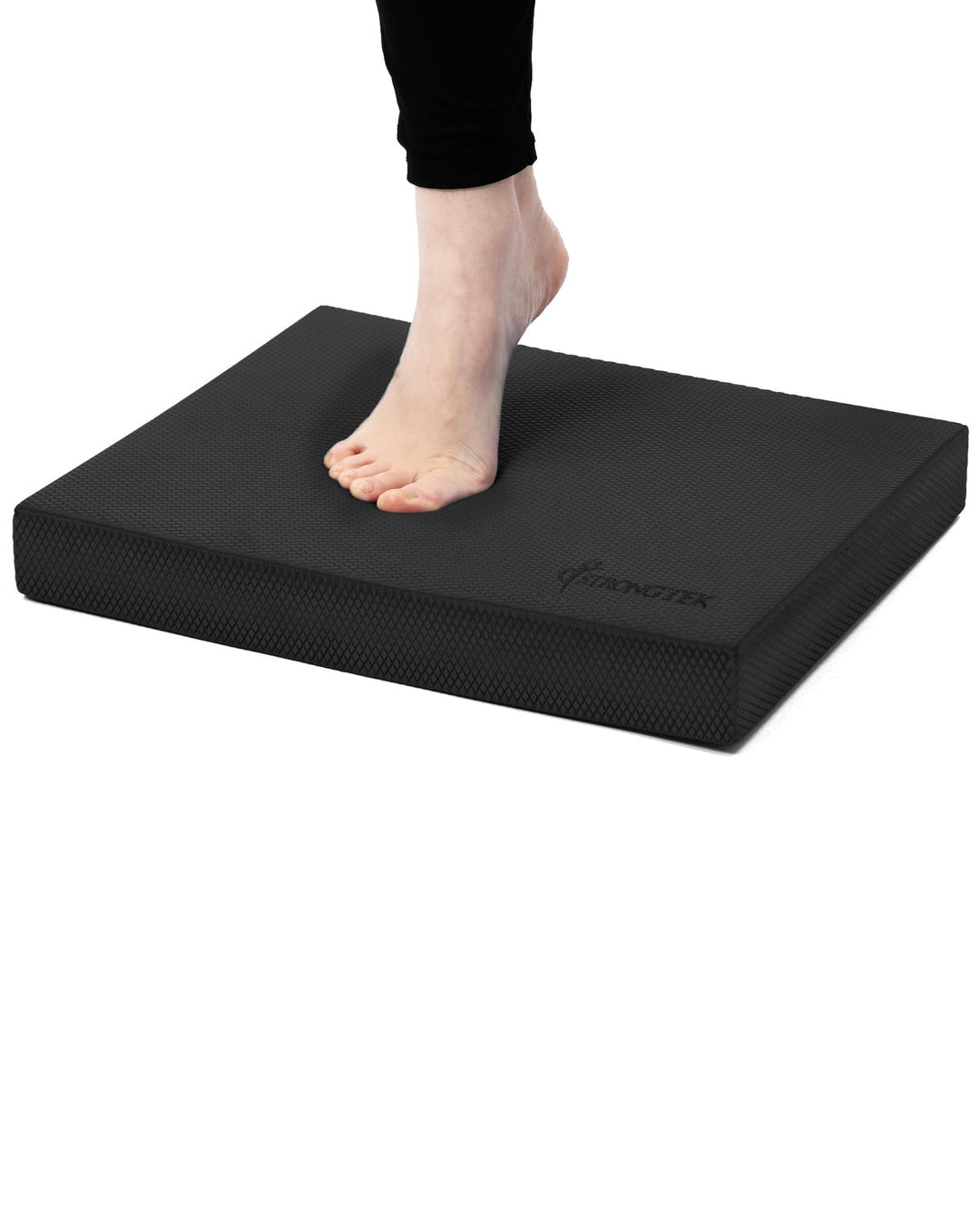 StrongTek Professionelle Schaum-Balance-Matte – 40 x 33 x 5 cm, hochdichter rutschfester TPE-Schaum,