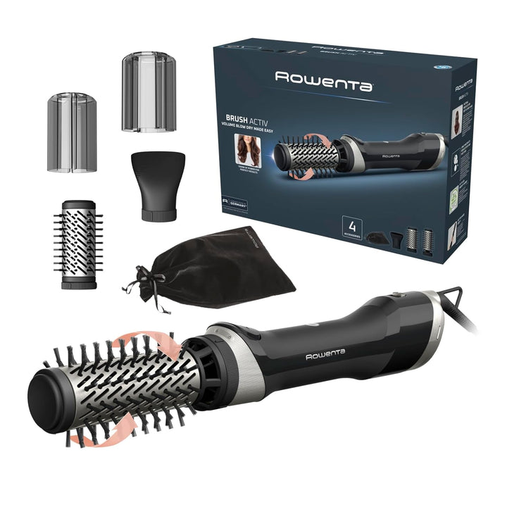 Rowenta Brush Activ' Renewal Rotierende Warmluftbürste, Rechts-/Linkslauf, Keramikbeschichtung, Ione