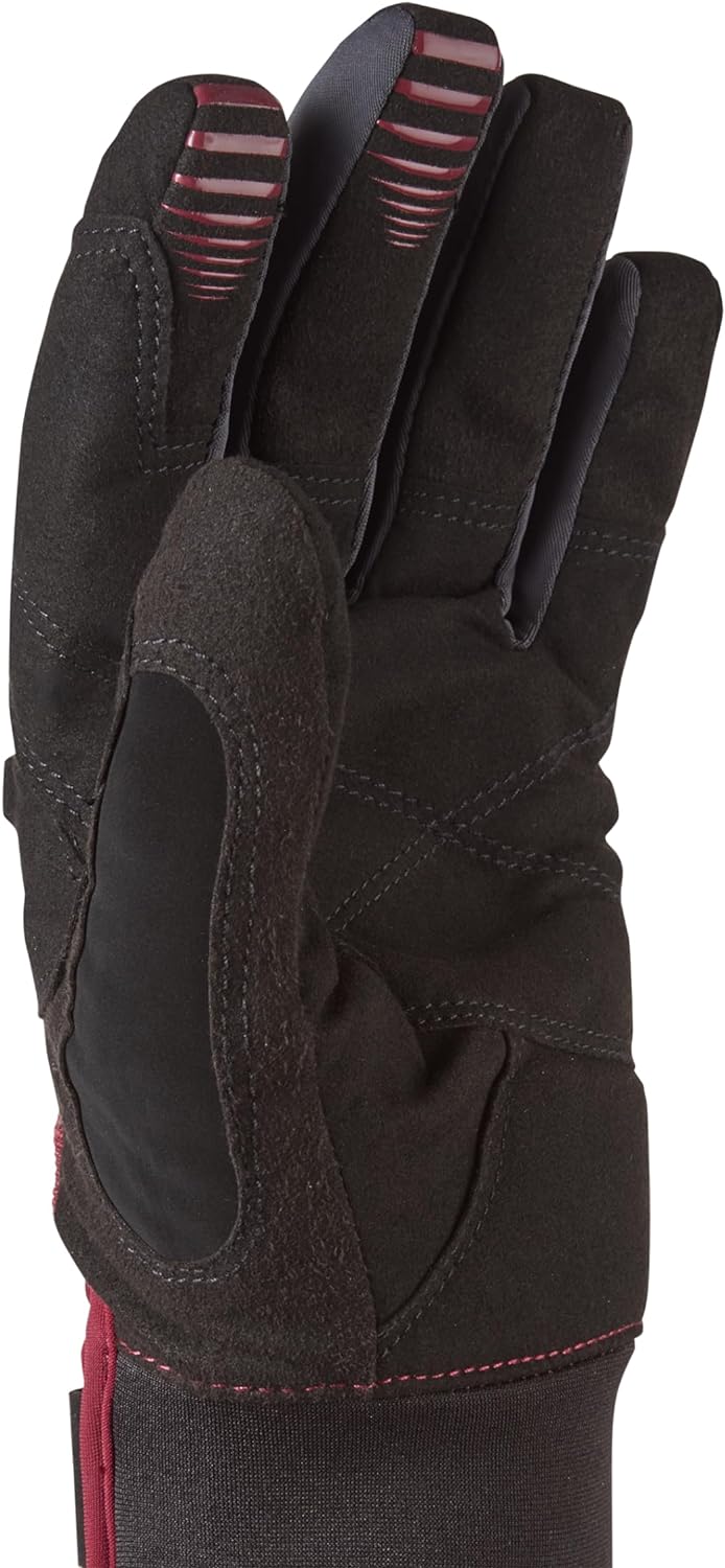 Sealskinz Unisex Wasserdichter Allwetter Handschuh für Mountainbiking L Black/Red, L Black/Red