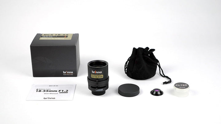 Brinno - BCS 18-55 f/1.2 - CS-Mount – Aufsteckbares Objektiv für Brinno TLC300, TLC2000-Serie, TLC20