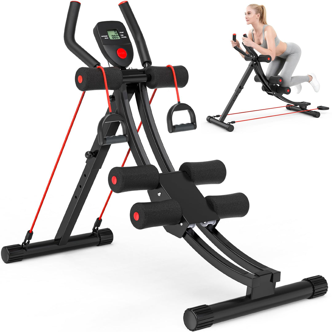 Bauchmuskelmaschine, verstellbare Bauchmuskel-Trainingsgeräte für Heim-Fitnessstudio, faltbare Bauch