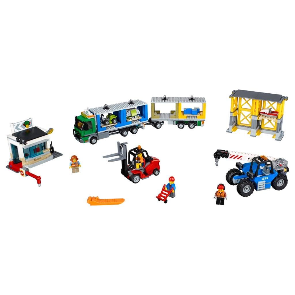 LEGO City 60169 - "Frachtterminal Konstruktionsspiel, bunt Single, Single