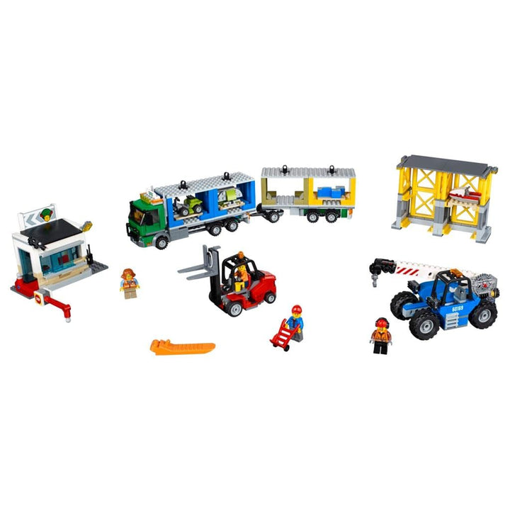 LEGO City 60169 - "Frachtterminal Konstruktionsspiel, bunt Single, Single