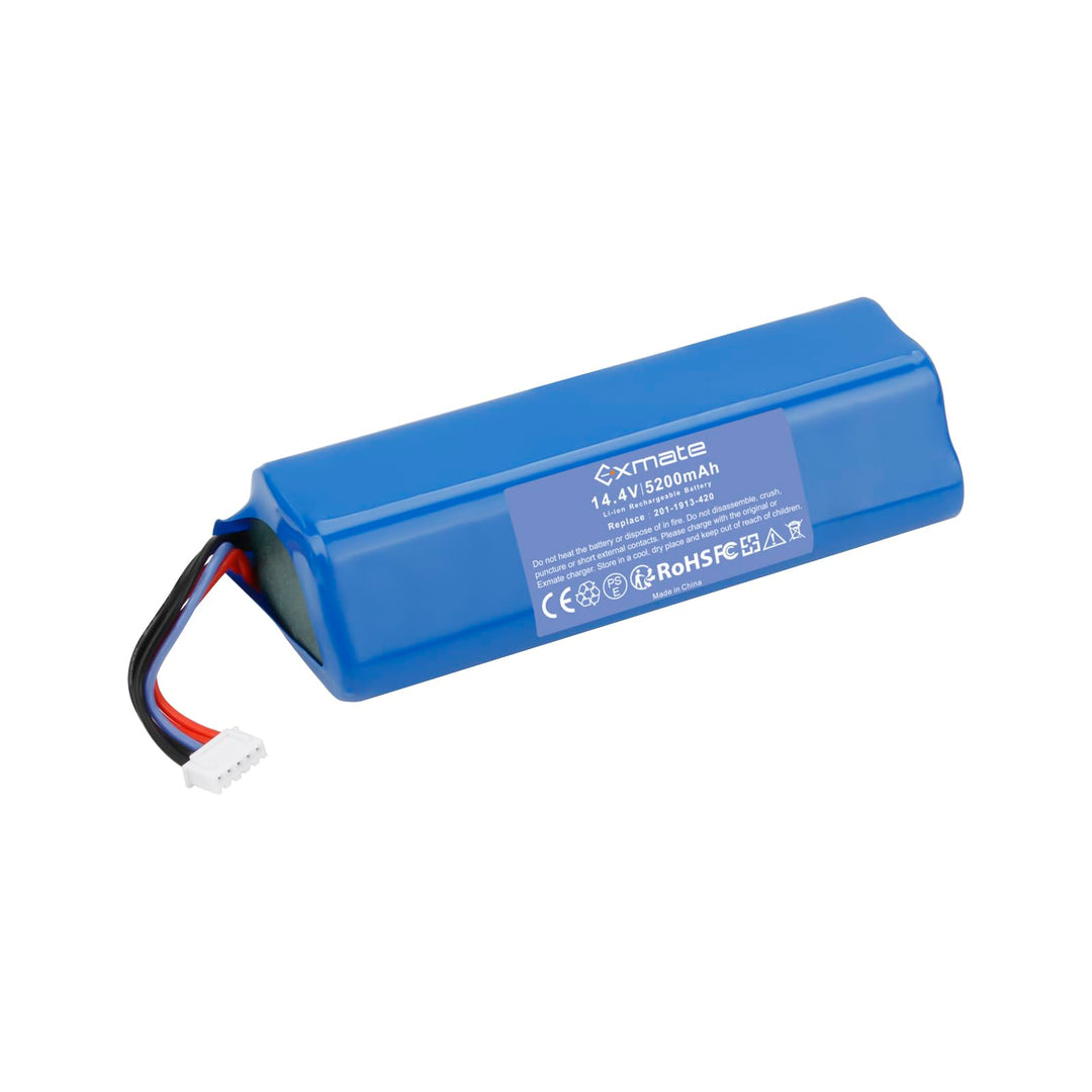 Exmate 14.4V 5200mAh Li-Ion Akku,Ersatzakku für Ecovacs Deebot Ozmo 950 DX9G, Deebot Ozmo 920, Deebo