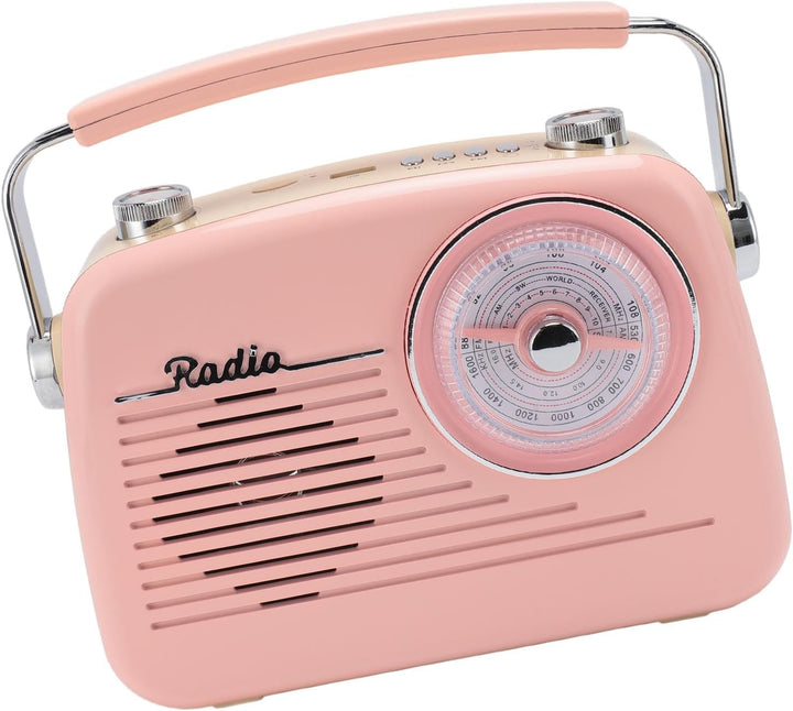Lautsprecher, Tragbares Retro-Radio, Vielseitiges 5.0, USB, FM AM SW -Radio mit Teleskopantenne, für