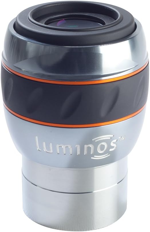 Celestron 93433 19 mm Luminos Okular – Silber/Schwarz Luminos, Okular - 19 mm, Luminos, Okular - 19