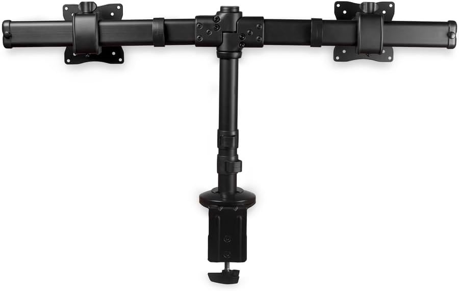 StarTech.com Dual-Monitor-Arm Halterung - Für bis zu 27-Zoll-Monitore - Flaches Design - Tischhalter